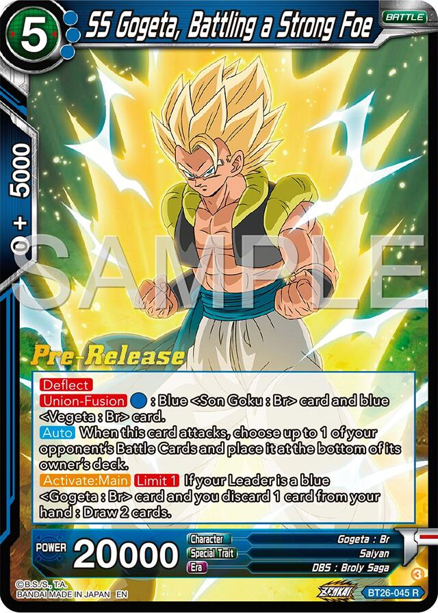 SS Gogeta, Battling a Strong Foe (BT26-045) [Ultimate Advent Prerelease Promos] | Red Riot Games CA