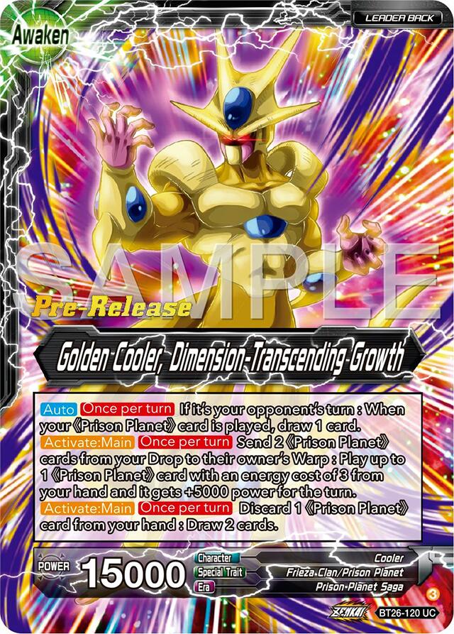 Cool // Golden Cooler, Dimension-Transcending Growth (BT26-120) [Ultimate Advent Prerelease Promos] | Red Riot Games CA