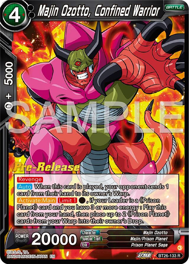 Majin Ozotto, Confined Warrior (BT26-133) [Ultimate Advent Prerelease Promos] | Red Riot Games CA