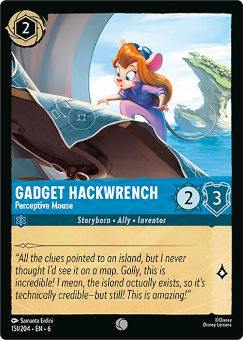 Gadget Hackwrench - Perceptive Mouse (151/204) [Azurite Sea] | Red Riot Games CA