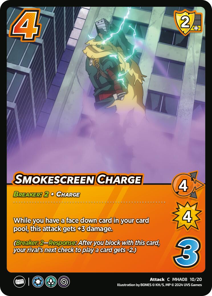 Smokescreen Charge [Challenger Series: My Hero Academia - Dark Hero Arc] | Red Riot Games CA