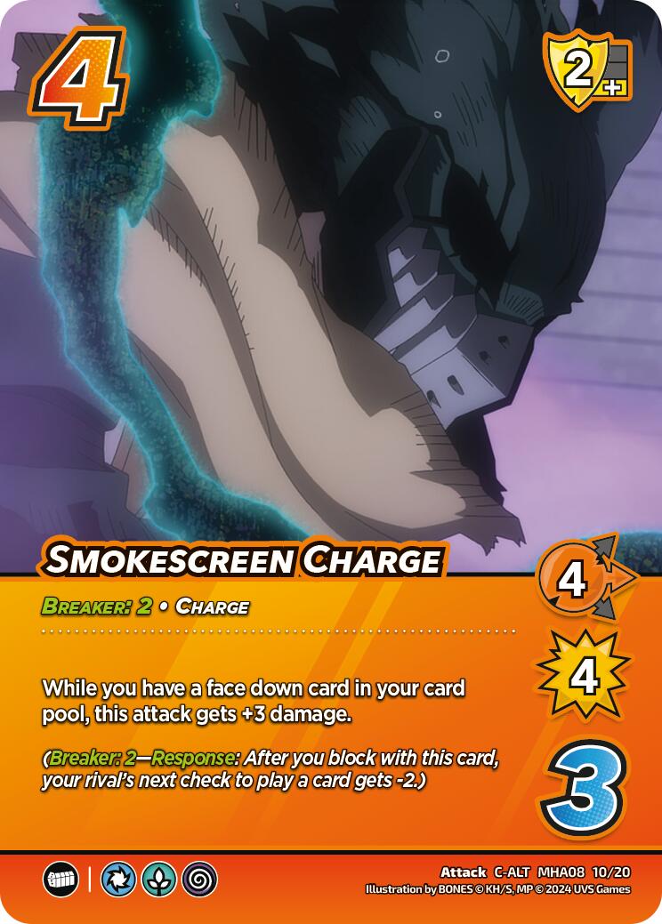 Smokescreen Charge (Alternate Art) [Challenger Series: My Hero Academia - Dark Hero Arc] | Red Riot Games CA