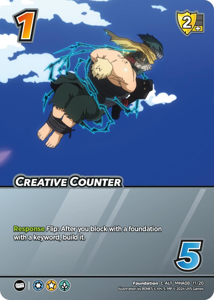 Creative Counter (Alternate Art) [Challenger Series: My Hero Academia - Dark Hero Arc] | Red Riot Games CA