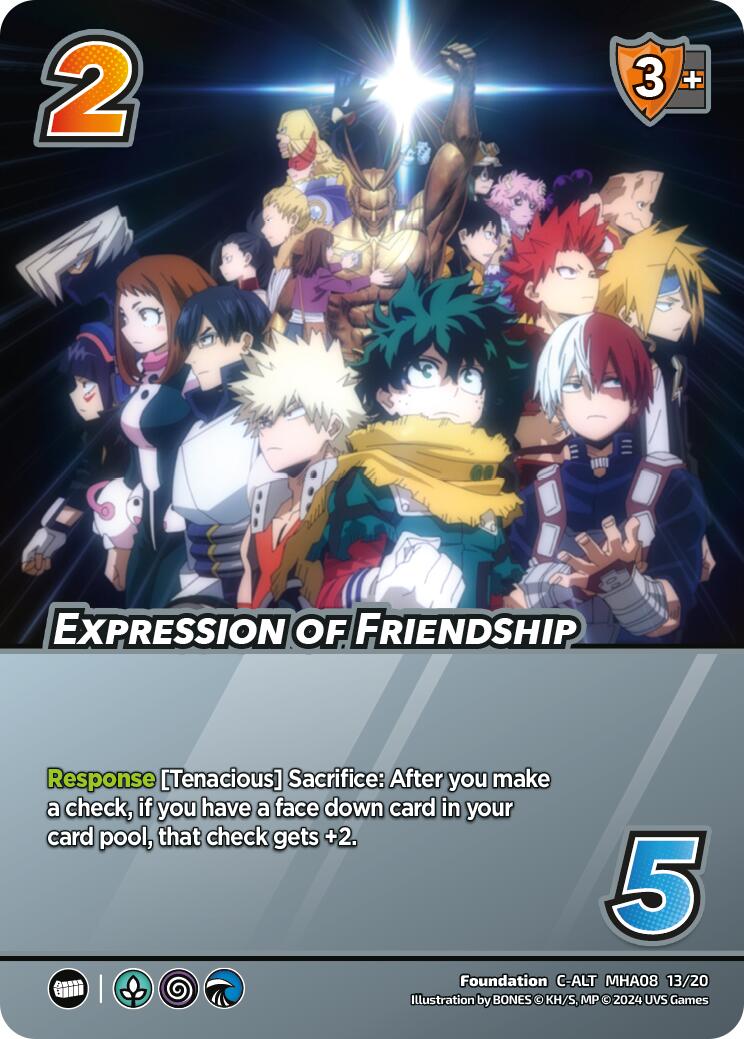 Expression of Friendship (Alternate Art) [Challenger Series: My Hero Academia - Dark Hero Arc] | Red Riot Games CA