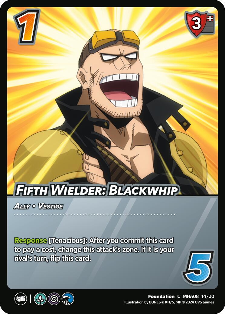 Fifth Wielder: Blackwhip [Challenger Series: My Hero Academia - Dark Hero Arc] | Red Riot Games CA