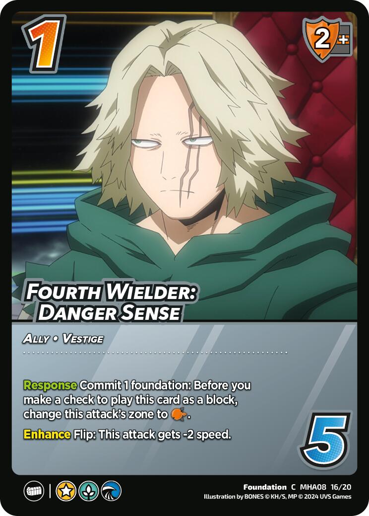 Fourth Wielder: Danger Sense [Challenger Series: My Hero Academia - Dark Hero Arc] | Red Riot Games CA