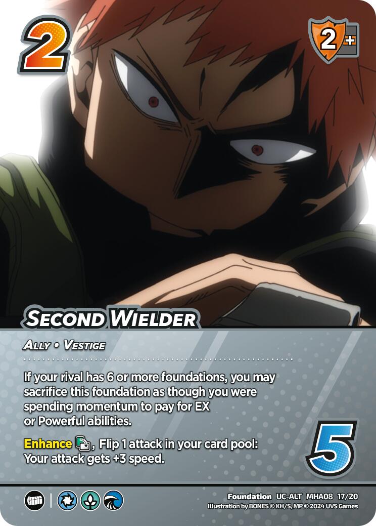 Second Wielder (Alternate Art) [Challenger Series: My Hero Academia - Dark Hero Arc] | Red Riot Games CA