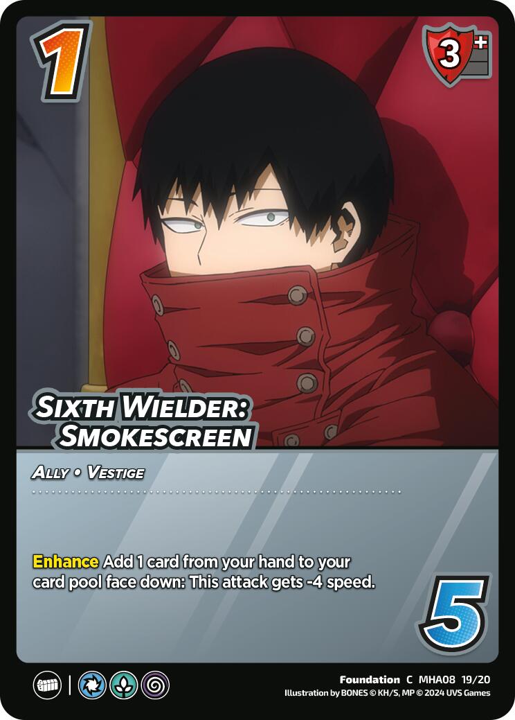 Sixth Wielder: Smokescreen [Challenger Series: My Hero Academia - Dark Hero Arc] | Red Riot Games CA