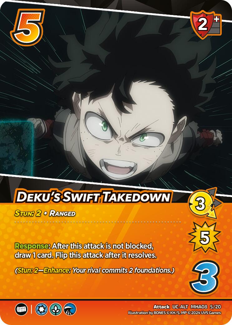 Deku's Swift Takedown (Alternate Art) [Challenger Series: My Hero Academia - Dark Hero Arc] | Red Riot Games CA