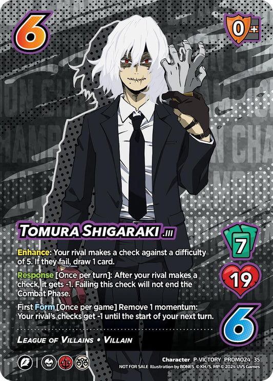 Tomura Shigaraki (2024 Regionals Season 2) (Victory) [Promo Cards]