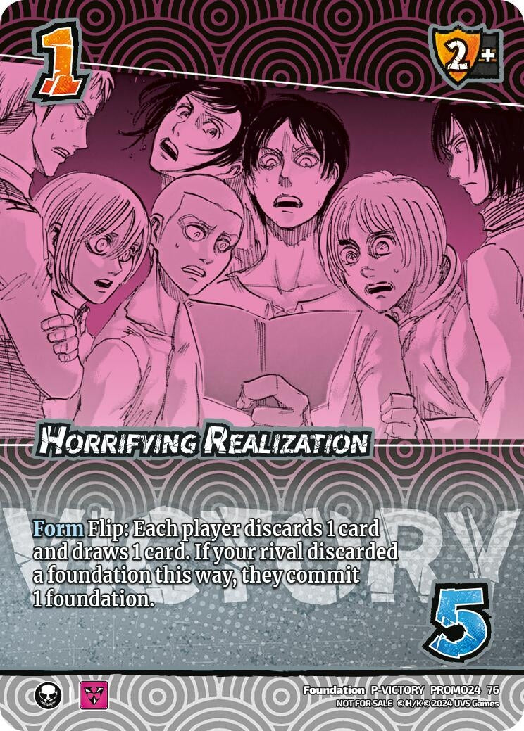 Image for Horrifying Realization (Victory) (PROMO54 76) (UVSP) - UniVersus