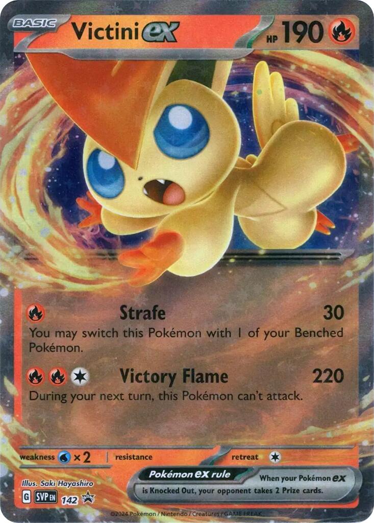 Victini ex (SVP142) [Scarlet & Violet: Black Star Promos] | Red Riot Games CA