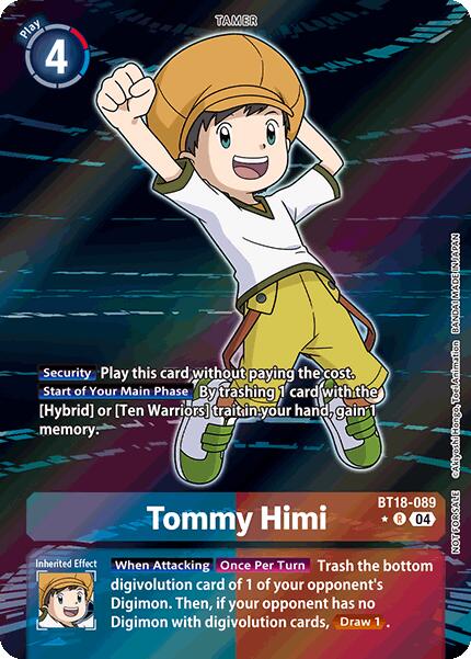 Tommy Himi [BT18-089] (Release Special Booster 2.0: Box Promotion Pack) [Release Special Booster 2.0] | Red Riot Games CA