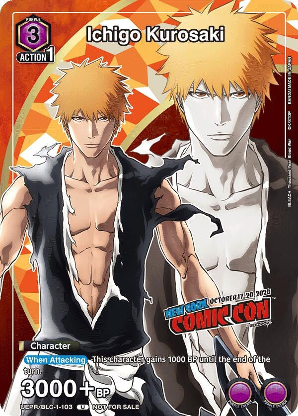 Image for Ichigo Kurosaki (New York Comic Con 2024) [Union Arena Promotion Cards]