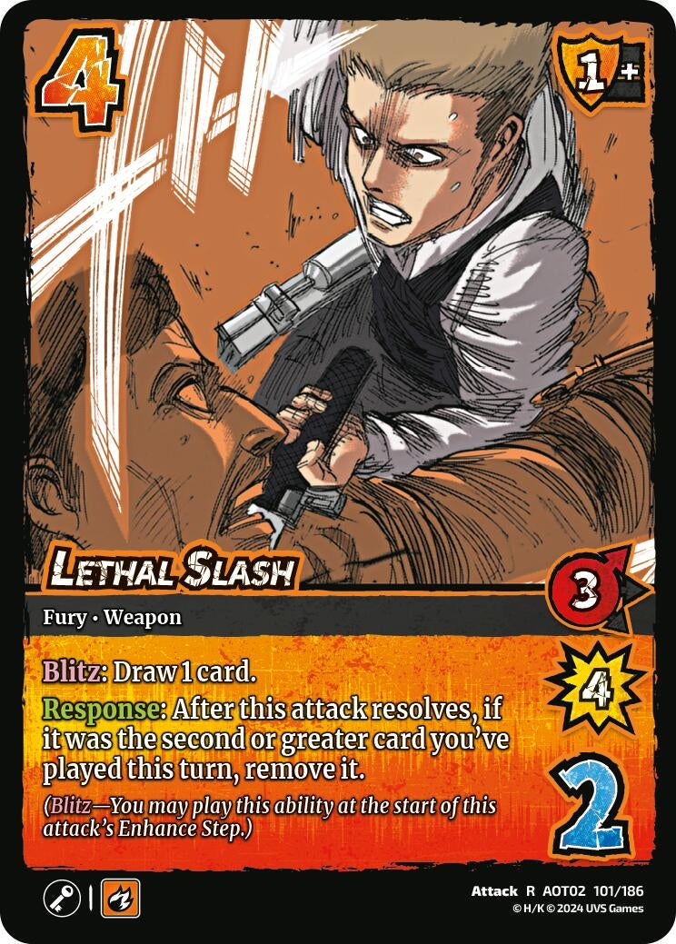 Image for Lethal Slash (101/186) [AOT02]