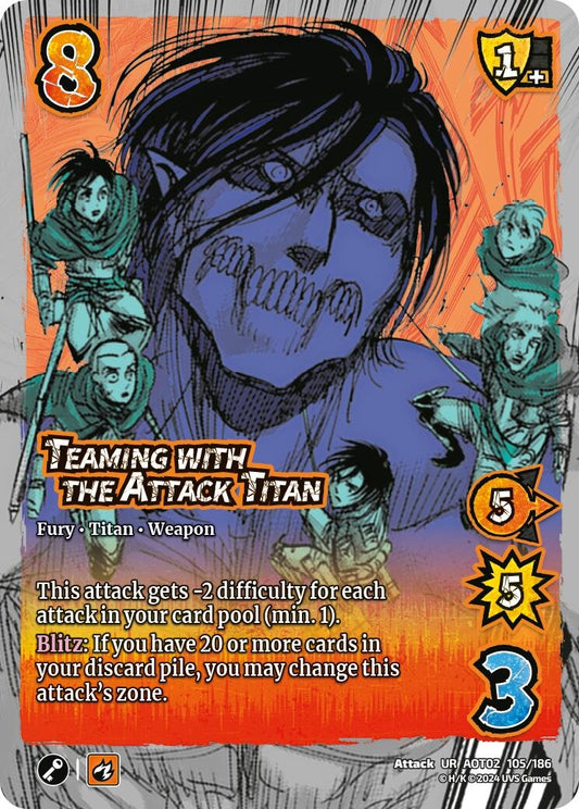 Image for Teaming with the Attack Titan (105/186) [AOT02]