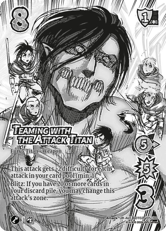 Image for Teaming with the Attack Titan (Alternate Art) (105/186) [AOT02]