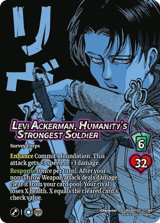 Image for Levi Ackerman, Humanity's Strongest Soldier (11/186) [AOT02]