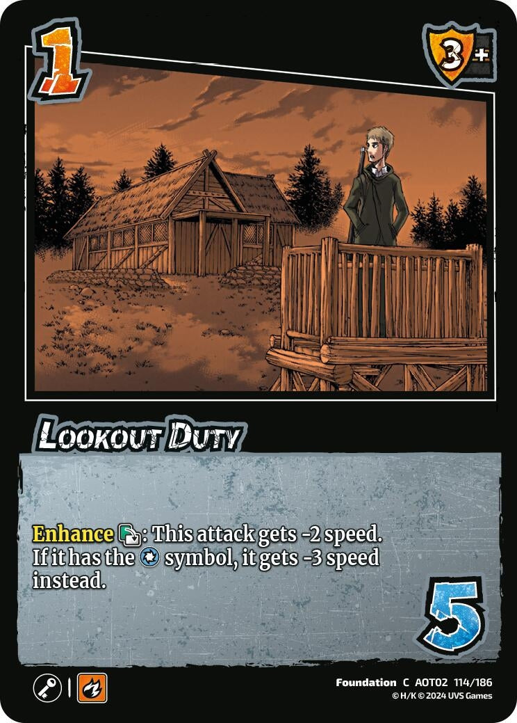 Image for Lookout Duty (114/186) [AOT02]