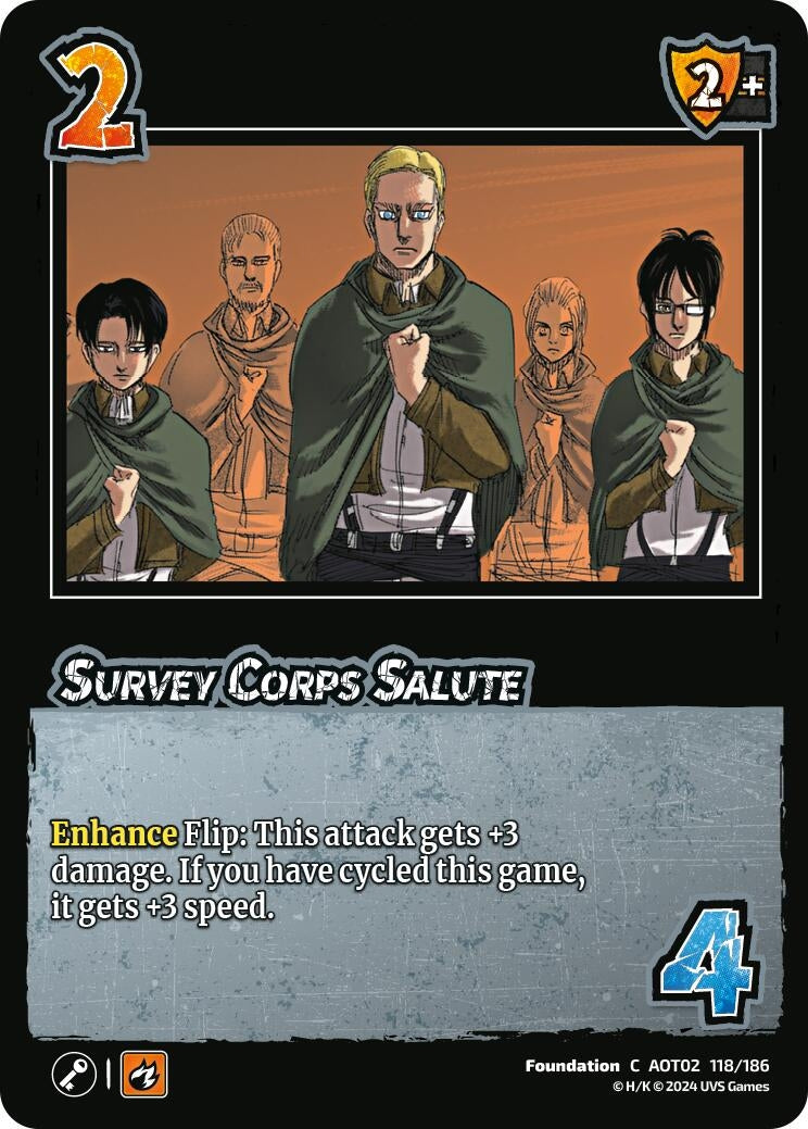 Image for Survey Corps Salute (118/186) [AOT02]