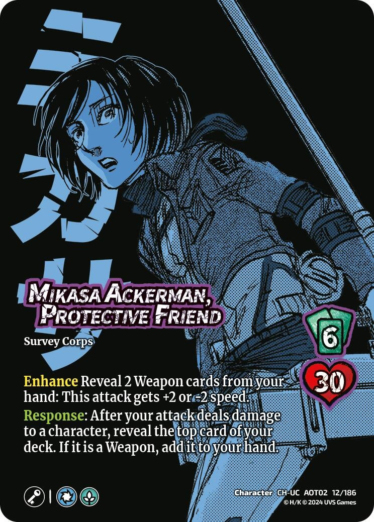 Image for Mikasa Ackerman, Protective Friend (12/186) [AOT02]