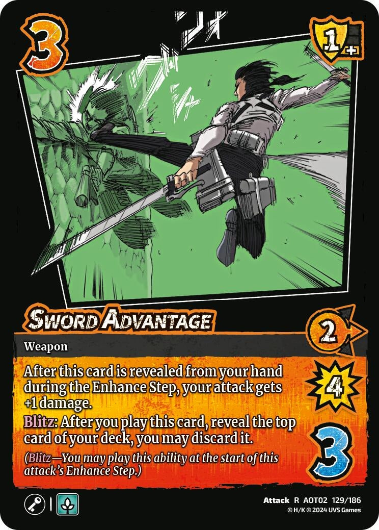 Image for Sword Advantage (129/186) [AOT02]