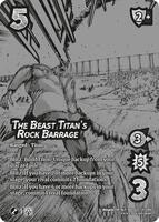 The Beast Titan's Rock Barrage (Alternate Art) [Origins of Power]