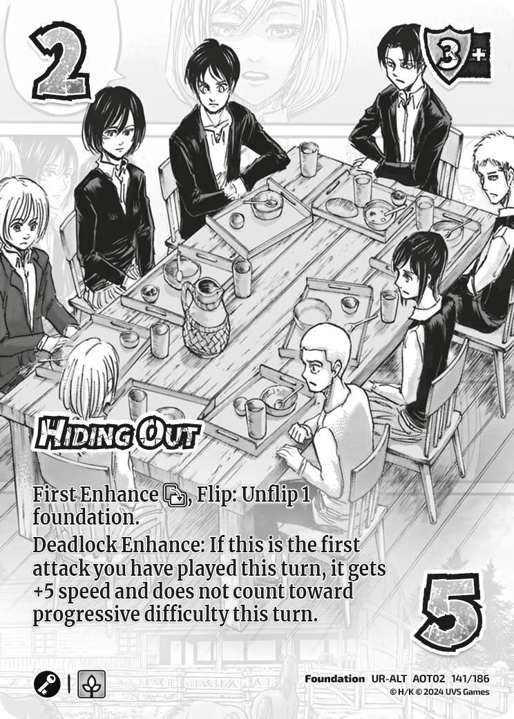 Image for Hiding Out (Alternate Art) (141/186) [AOT02]