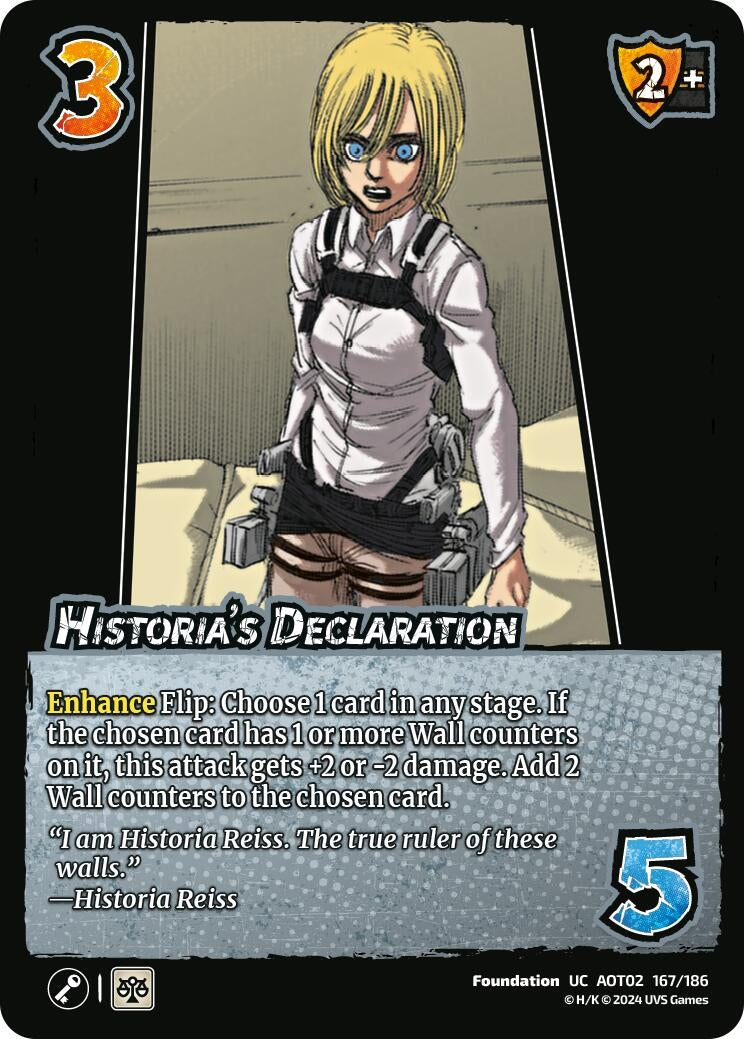 Image for Historia's Declaration (167/186) [AOT02]