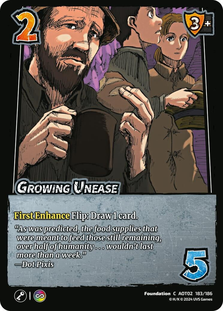 Image for Growing Unease (183/186) [AOT02]