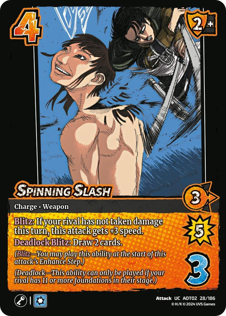 Image for Spinning Slash (28/186) [AOT02]