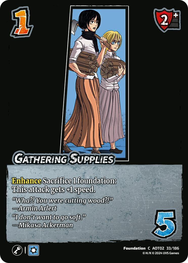 Image for Gathering Supplies (33/186) [AOT02]
