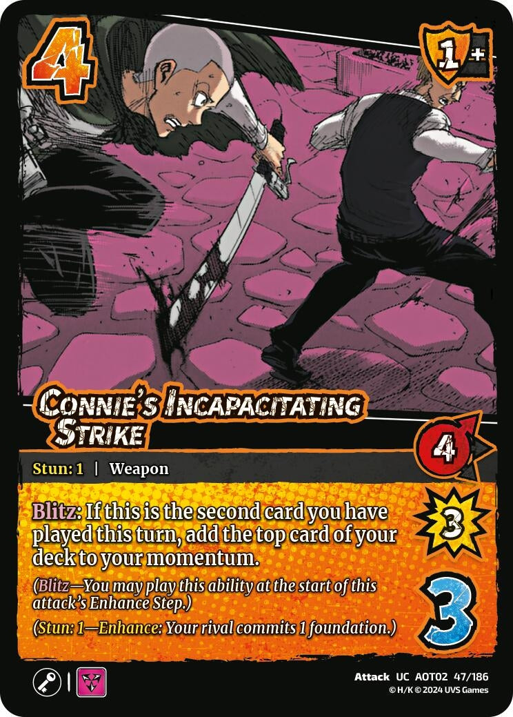 Image for Connie's Incapacitating Strike (47/186) [AOT02]
