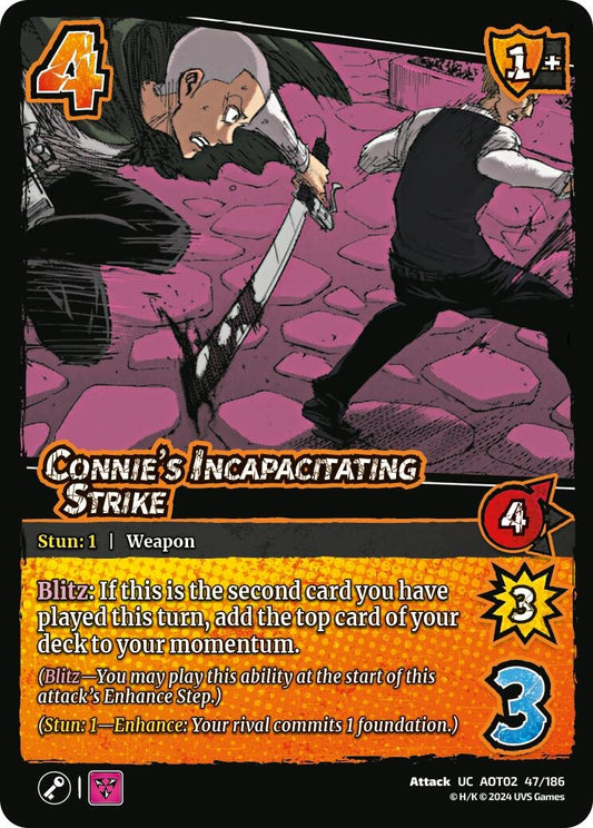 Image for Connie's Incapacitating Strike (47/186) [AOT02]