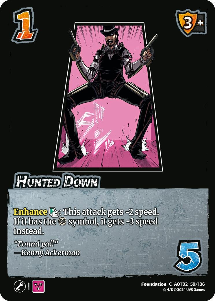 Image for Hunted Down (59/186) [AOT02]