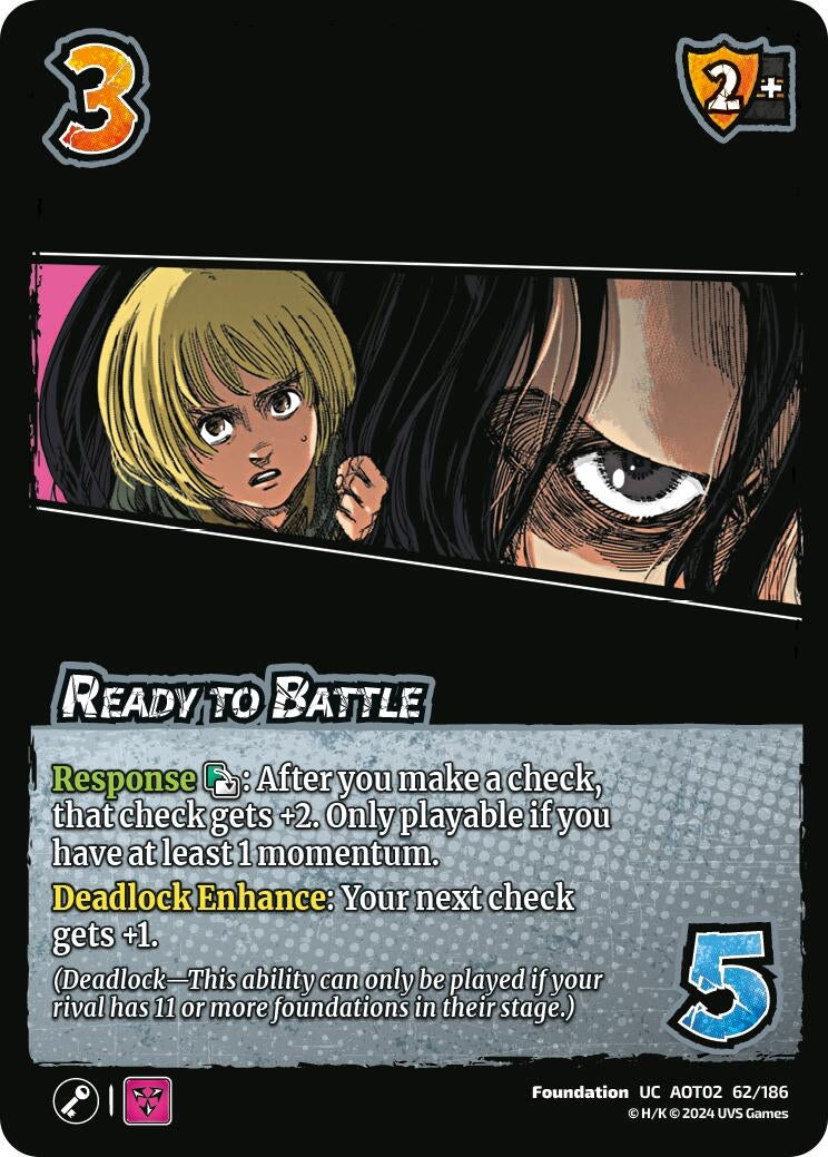 Image for Ready to Battle (62/186) [AOT02]