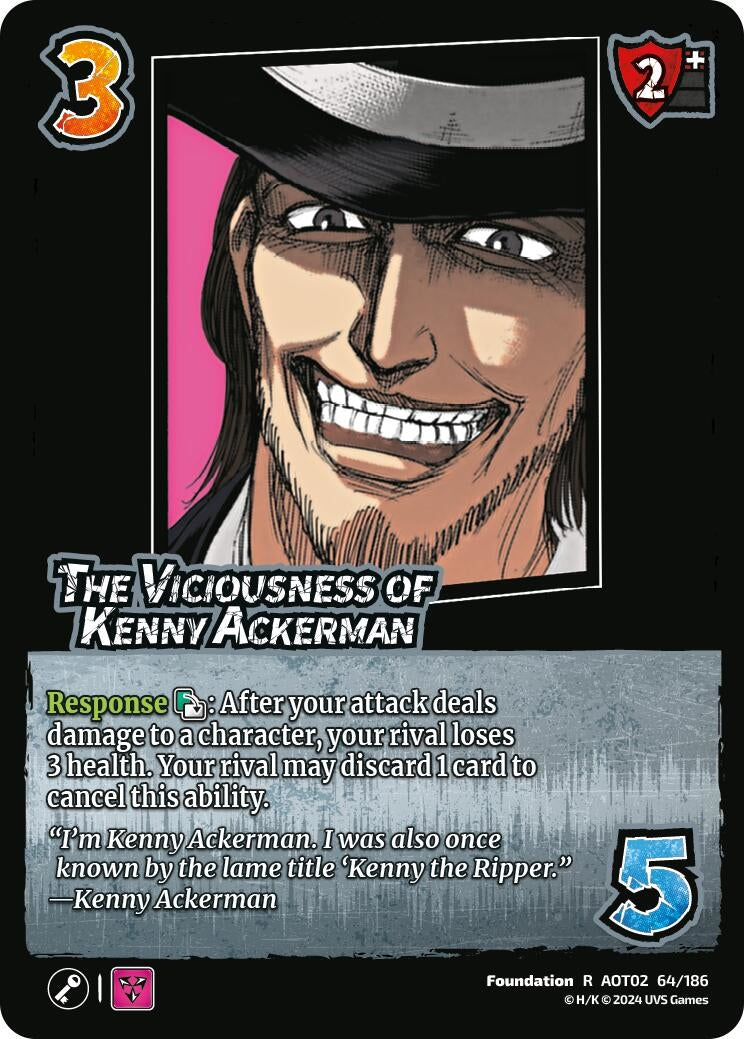 Image for The Viciousness of Kenny Ackerman (64/186) [AOT02]