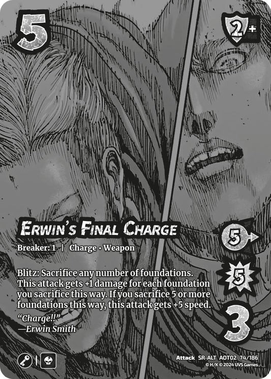 Image for Erwin's Final Charge (Alternate Art) (74/186) [AOT02]