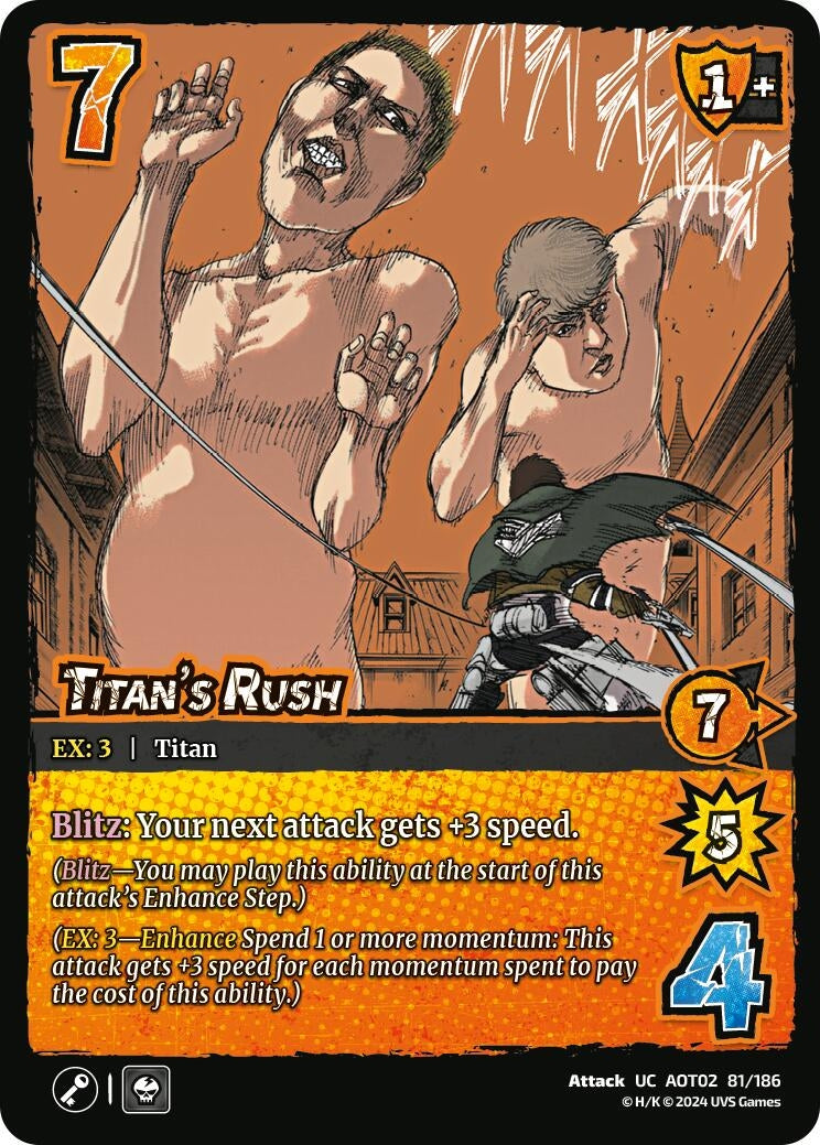 Image for Titan's Rush (81/186) [AOT02]