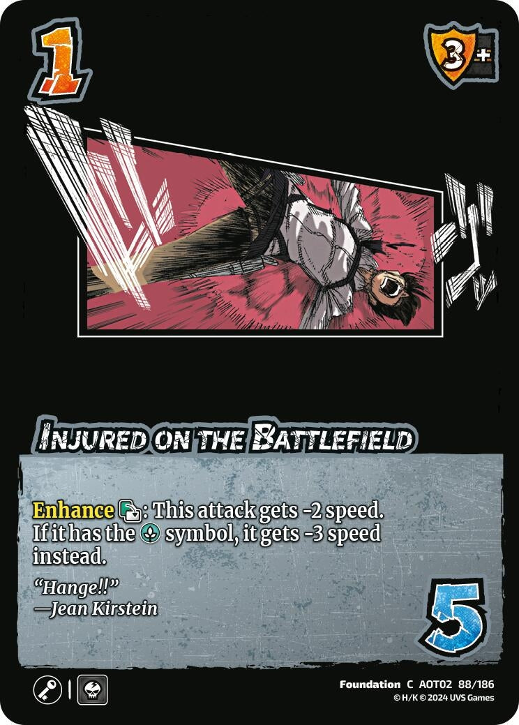 Image for Injured on the Battlefield (88/186) [AOT02]