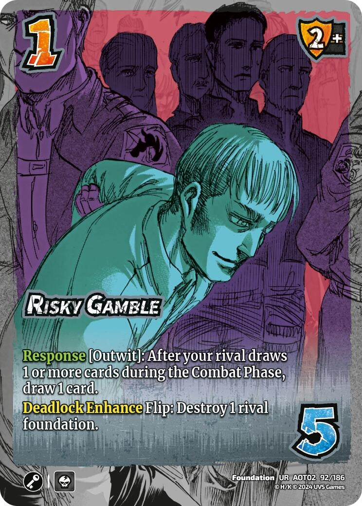 Image for Risky Gamble (92/186) [AOT02]