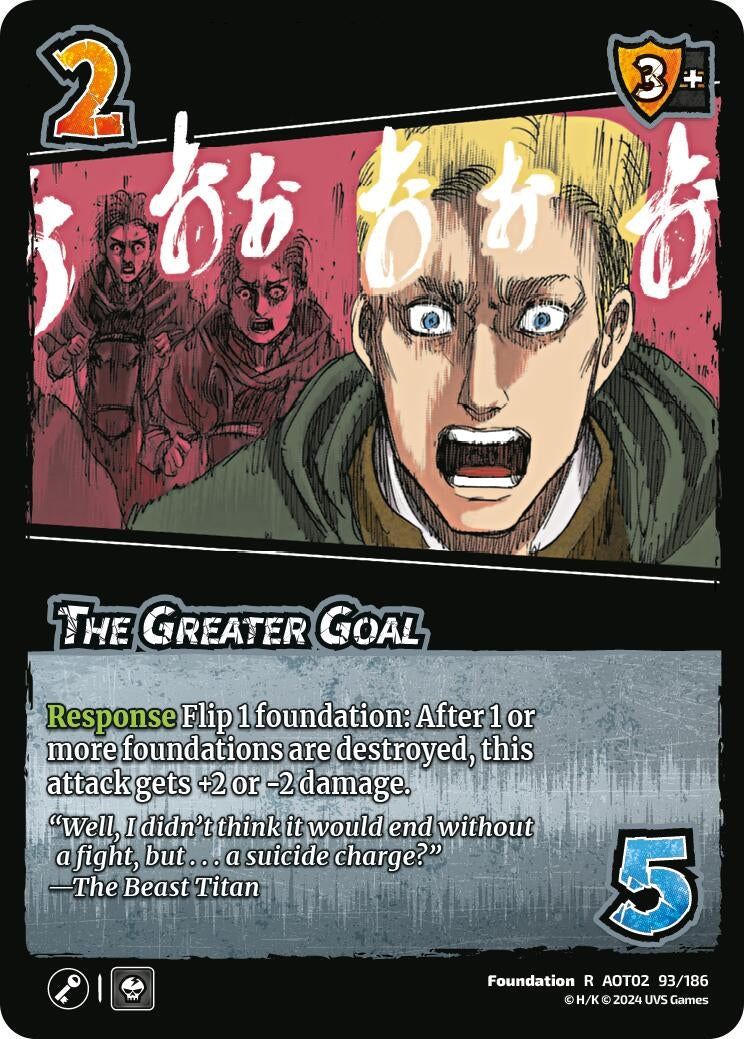 Image for The Greater Goal (93/186) [AOT02]