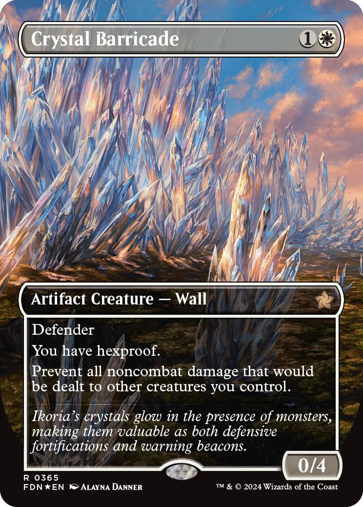 Image for Crystal Barricade (Borderless) (Mana Foil)