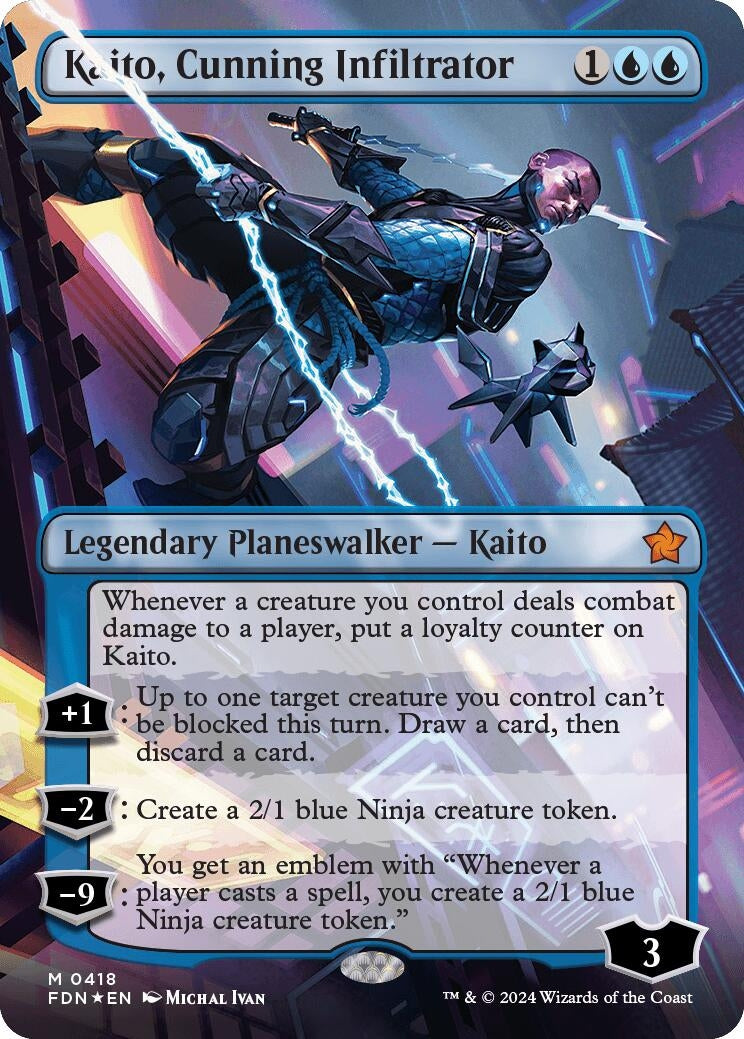 Image for Keito, Cunning Infiltrator (Borderless) (Mana Foil)
