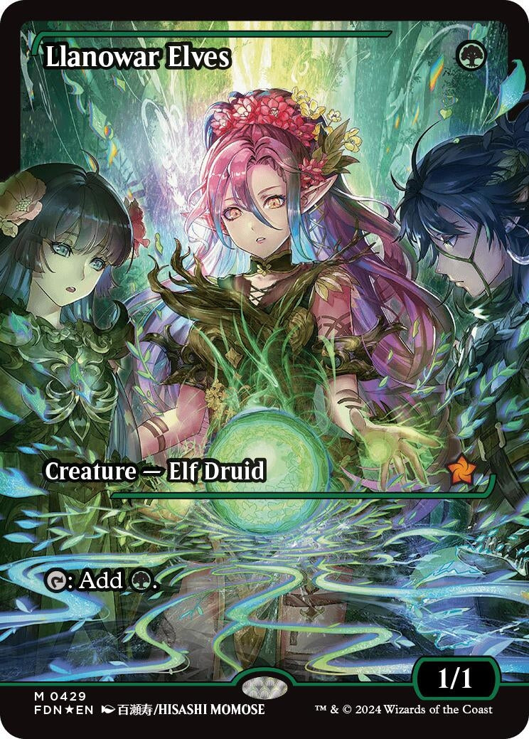 Image for Llanowar Elves (Showcase)