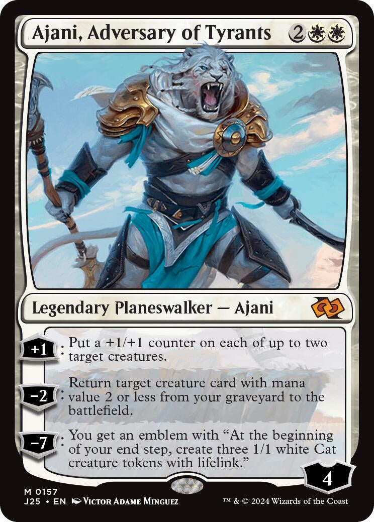 Image for Ajani, Adversary of Tyrants (157) [J25]