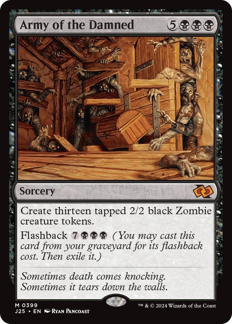 Image for Army of the Damned (399) [J25]