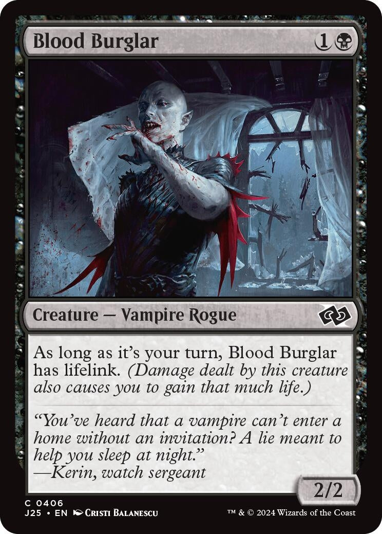 Image for Blood Burglar (406) [J25]