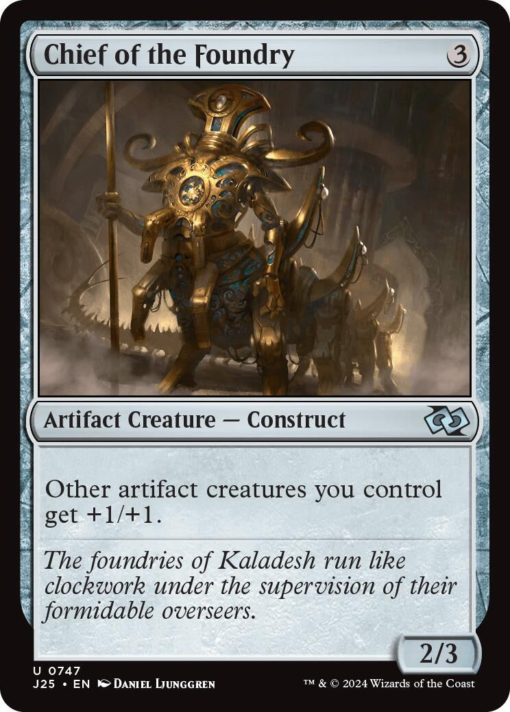 Image for Chief of the Foundry (747) [J25]