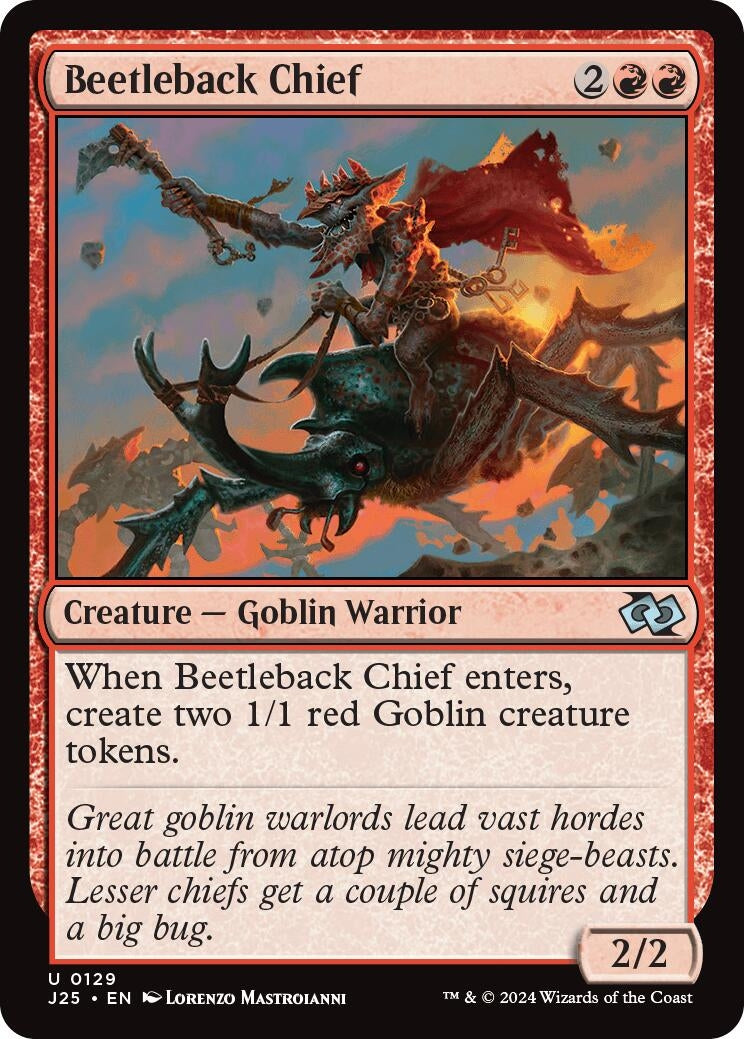 Image for Beetleback Chief (129) [J25]